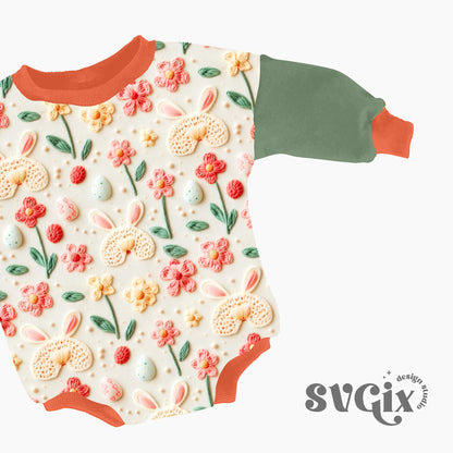 Bunny Tail Seamless Pattern