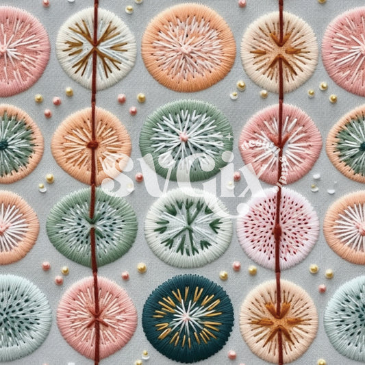 Christmas Embroidery I Seamless