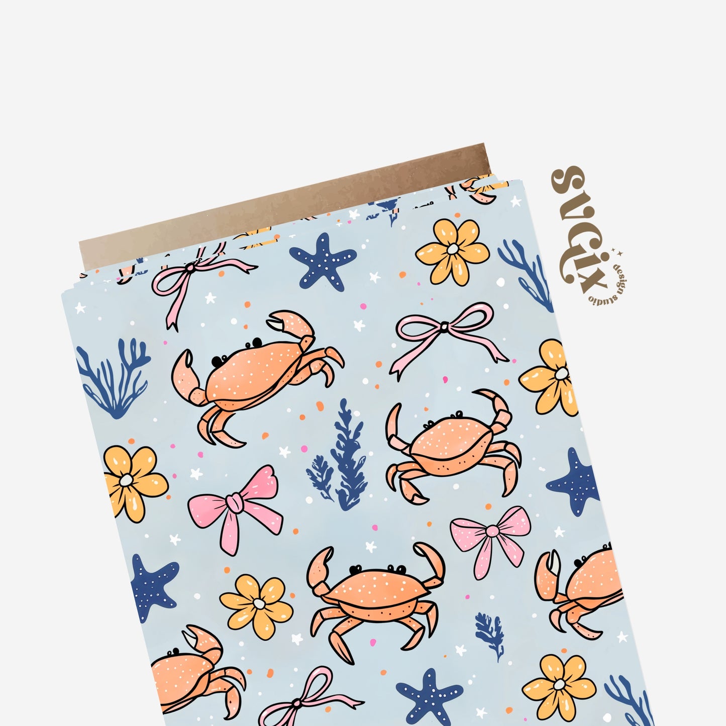 Coquette Crabs Seamless