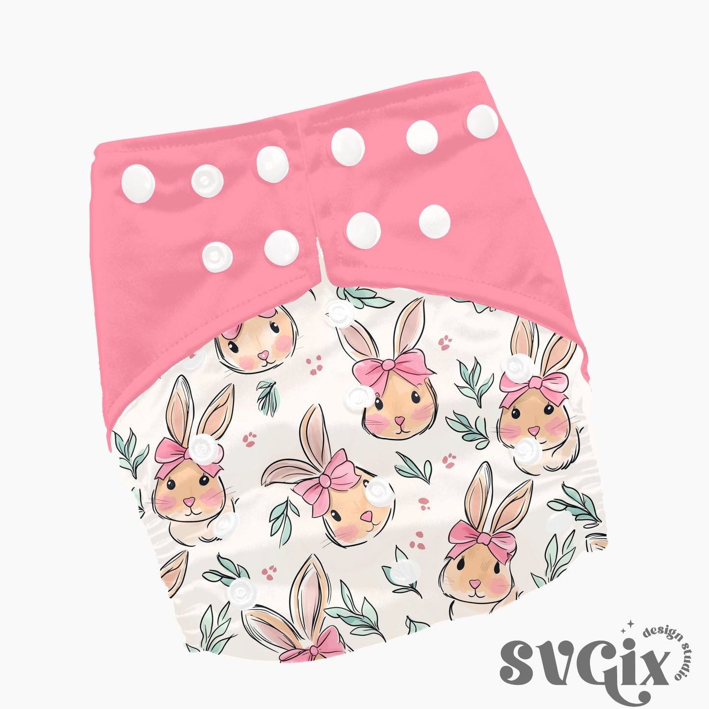 Coquette Easter Bunnies Seamless