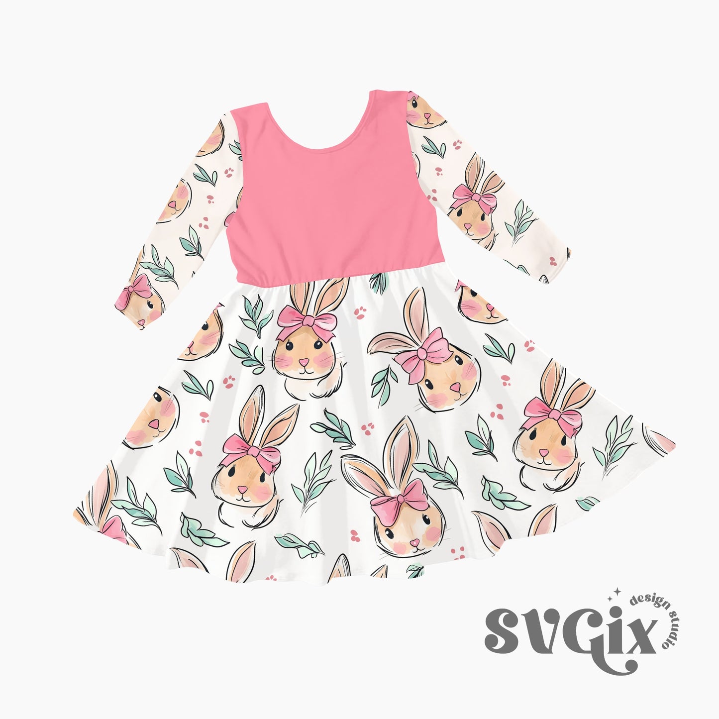 Coquette Easter Bunnies Seamless