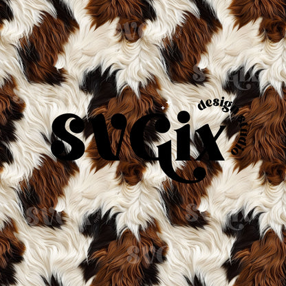 Cowhide Seamless Pattern