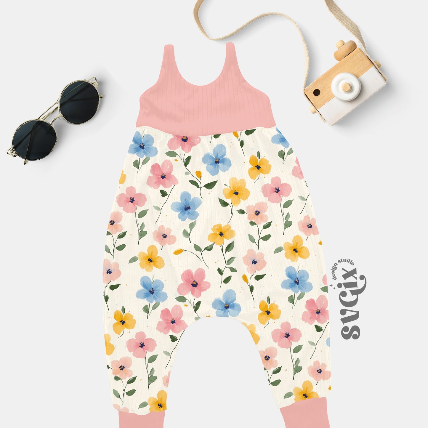 Dainty Painted Floral Seamless
