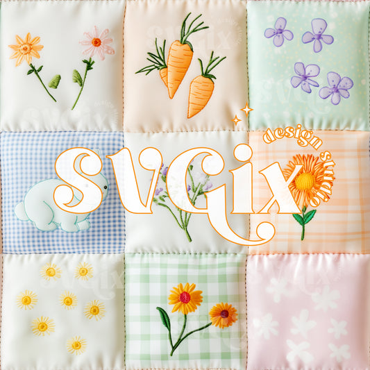 Easter Patchwork Seamless