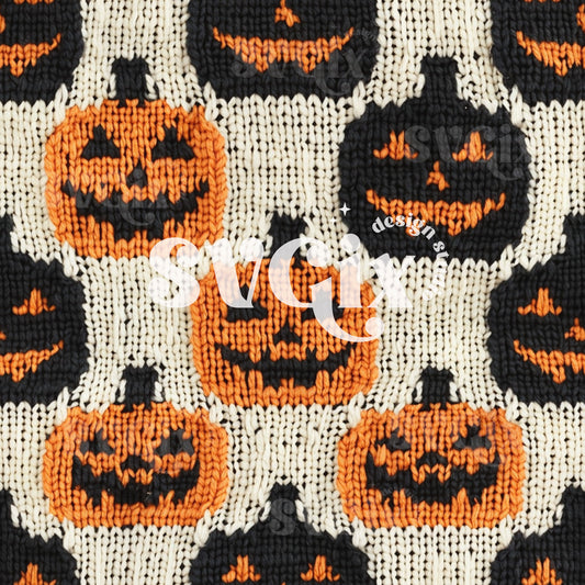 Jack Os Knit Seamless Pattern