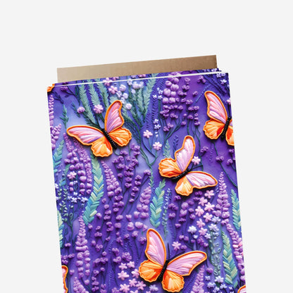 Lavender Seamless Butterfly Repeating Pattern for Fabric Sublimation Scrapbooking by SVGix