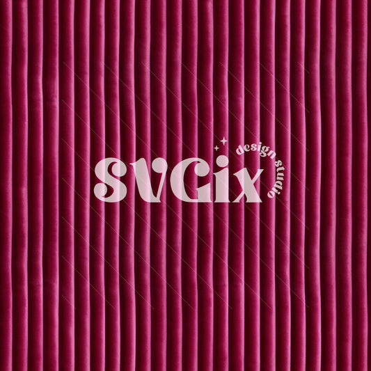 Magenta Red Velvet Corduroy Seamless Pattern