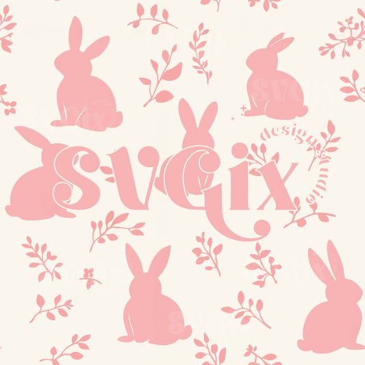 Dainty Easter Bunnies Seamless