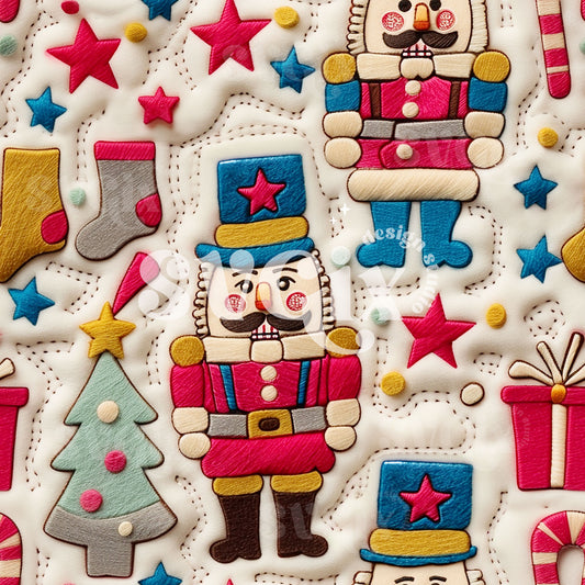 Nutcrackers Seamless Pattern