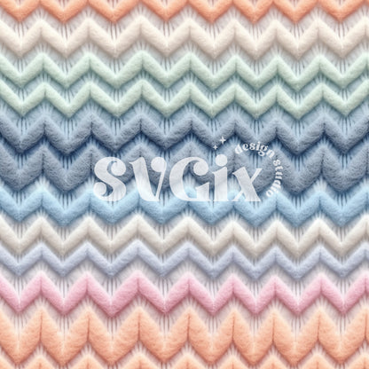 Pastel Chefron Seamless Pattern