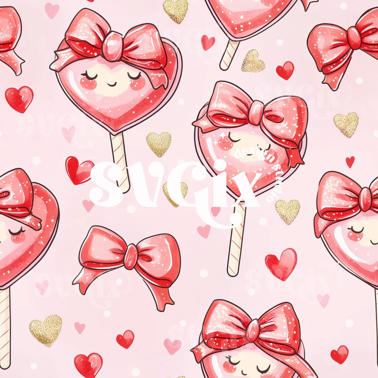 Sassy Vday Lollipops Coquette Vday Seamless