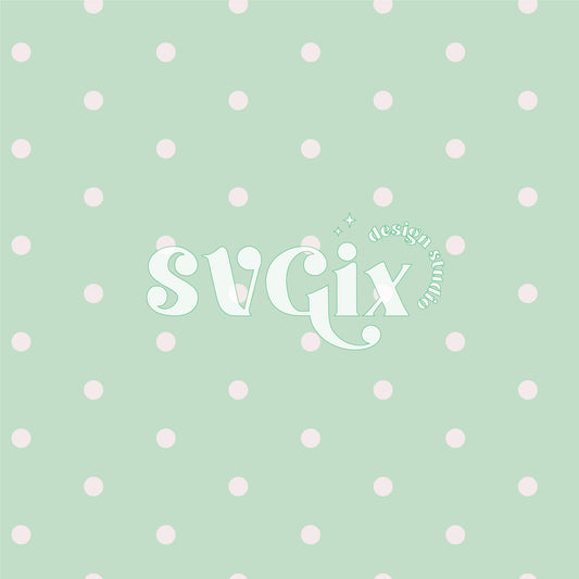 Sea Mist Polka Dots Seamless