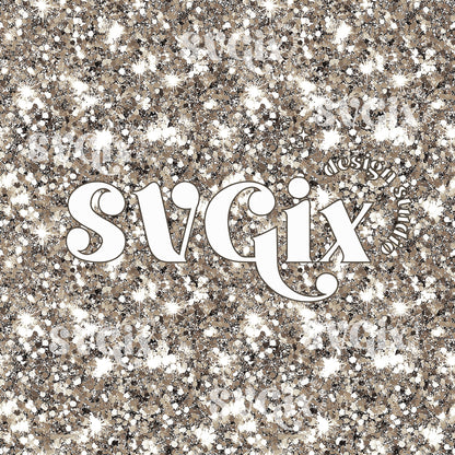 Silver /Gold Glitter Seamless Pattern