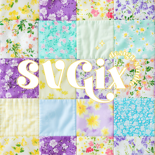 Spring Patchwork Seamless