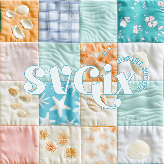 Summer Patchwork Seamless