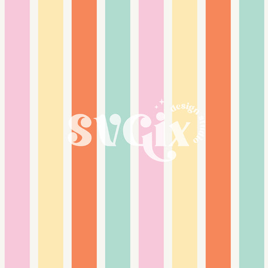 Summer Stripes II Seamless Pattern