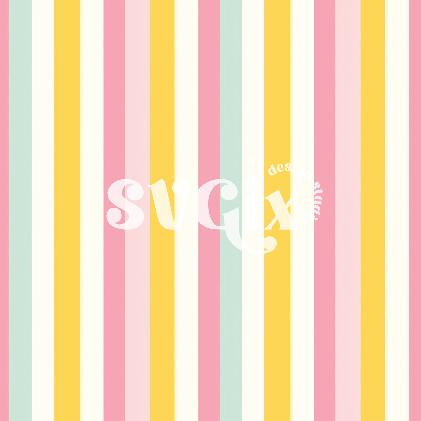 Summer Stripes Seamless Pattern