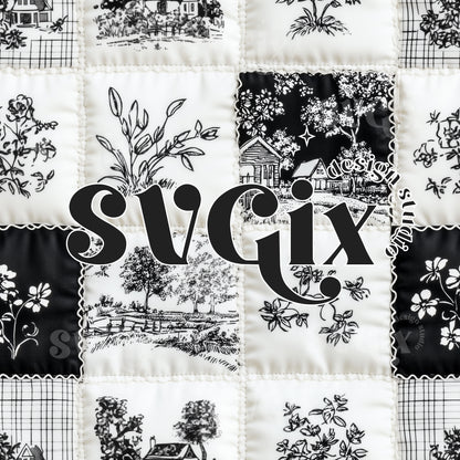 Toile Patchwork Seamless
