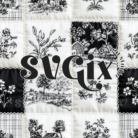 Toile Patchwork Seamless