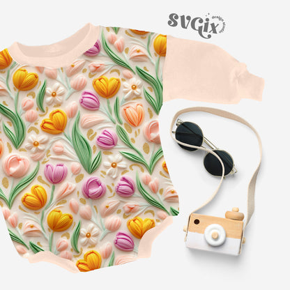 Tulips Floral Seamless