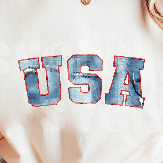 USA Denim PNG