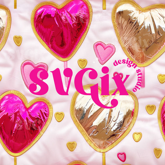 Vday Lollipops Seamless Pattern