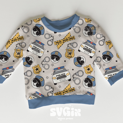 Police Kids Seamless