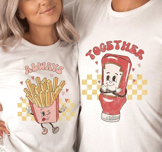 ❀ Always together Retro Valentines PNG - SVGix
