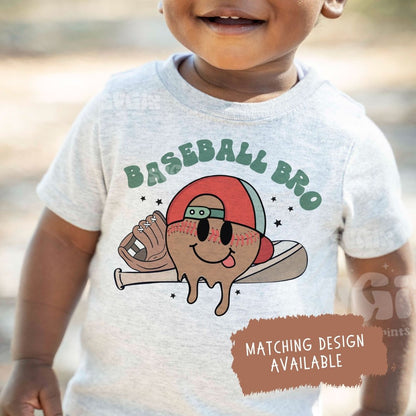 Baseball Softball Dark Skin Boy - SVGix