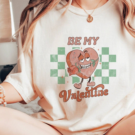 ❀ Be My Valentine Retro Groovy PNG - SVGix