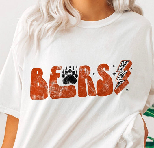 ❀ Bears PNG SVG Sports Retro - SVGix