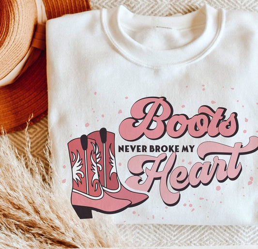 ❀ Boots never broke my heart png - SVGix