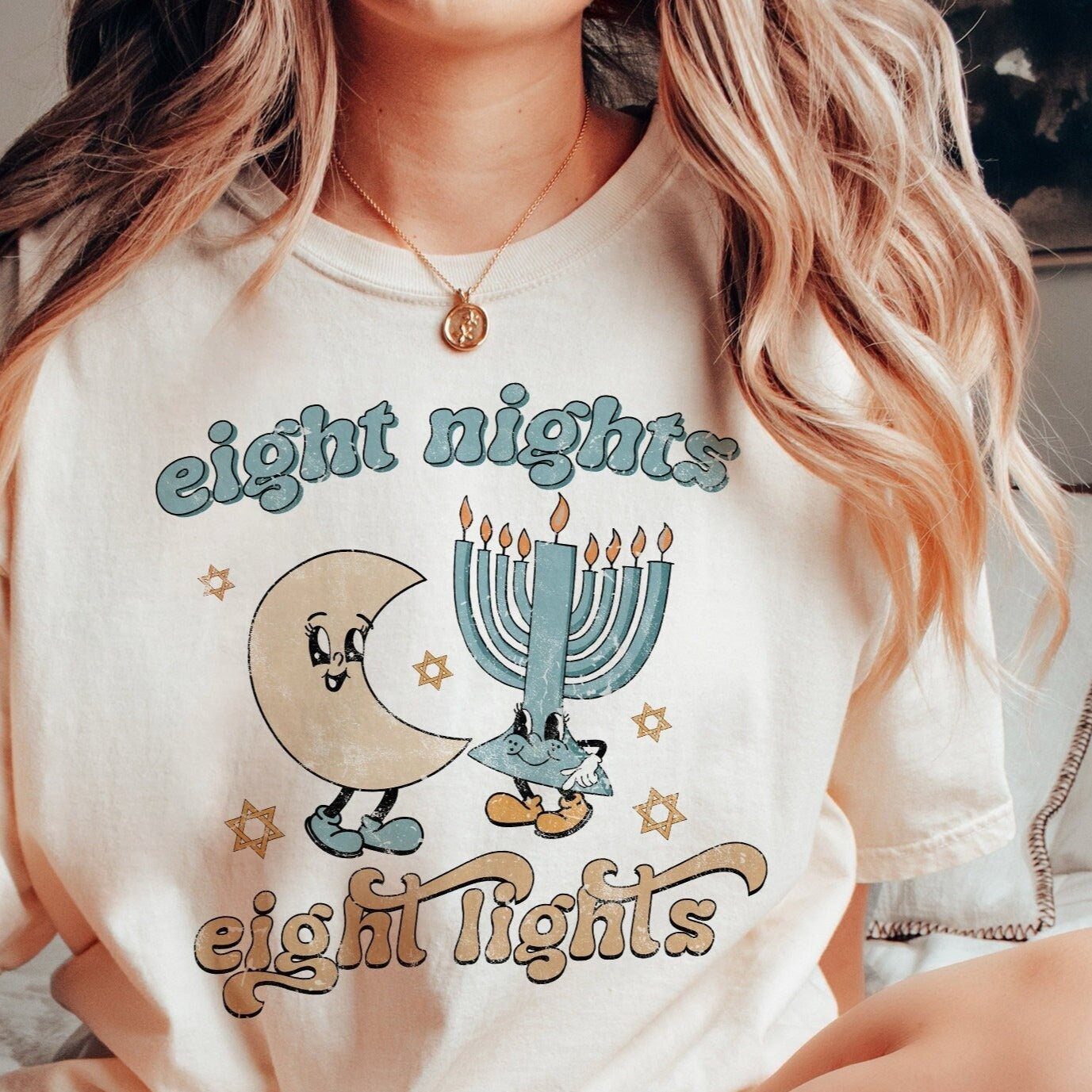 ❀ Hanukkah Eight Nights Eight Lights PNG - SVGix